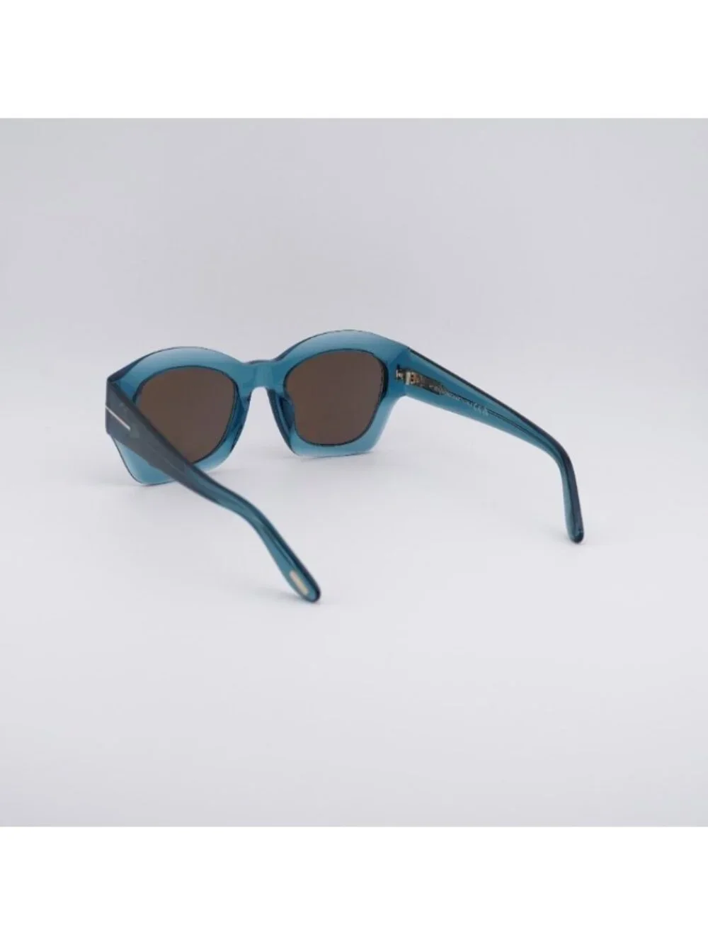 Tom Ford Guilliana FT1083 90L Sunglasses Shiny Blue Square Frame, Roviex Lenses